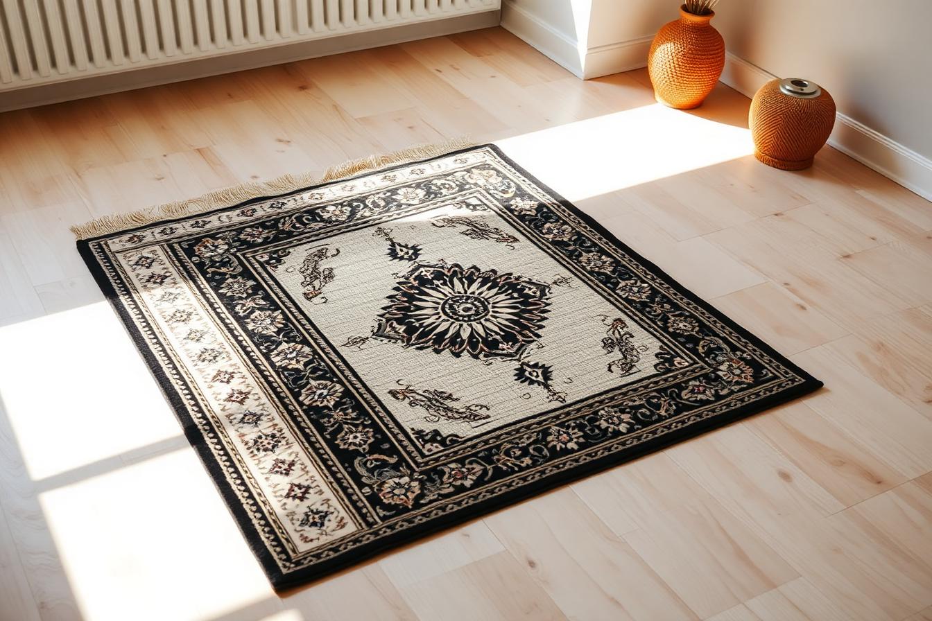 Rug after a full wash and dry at our facility